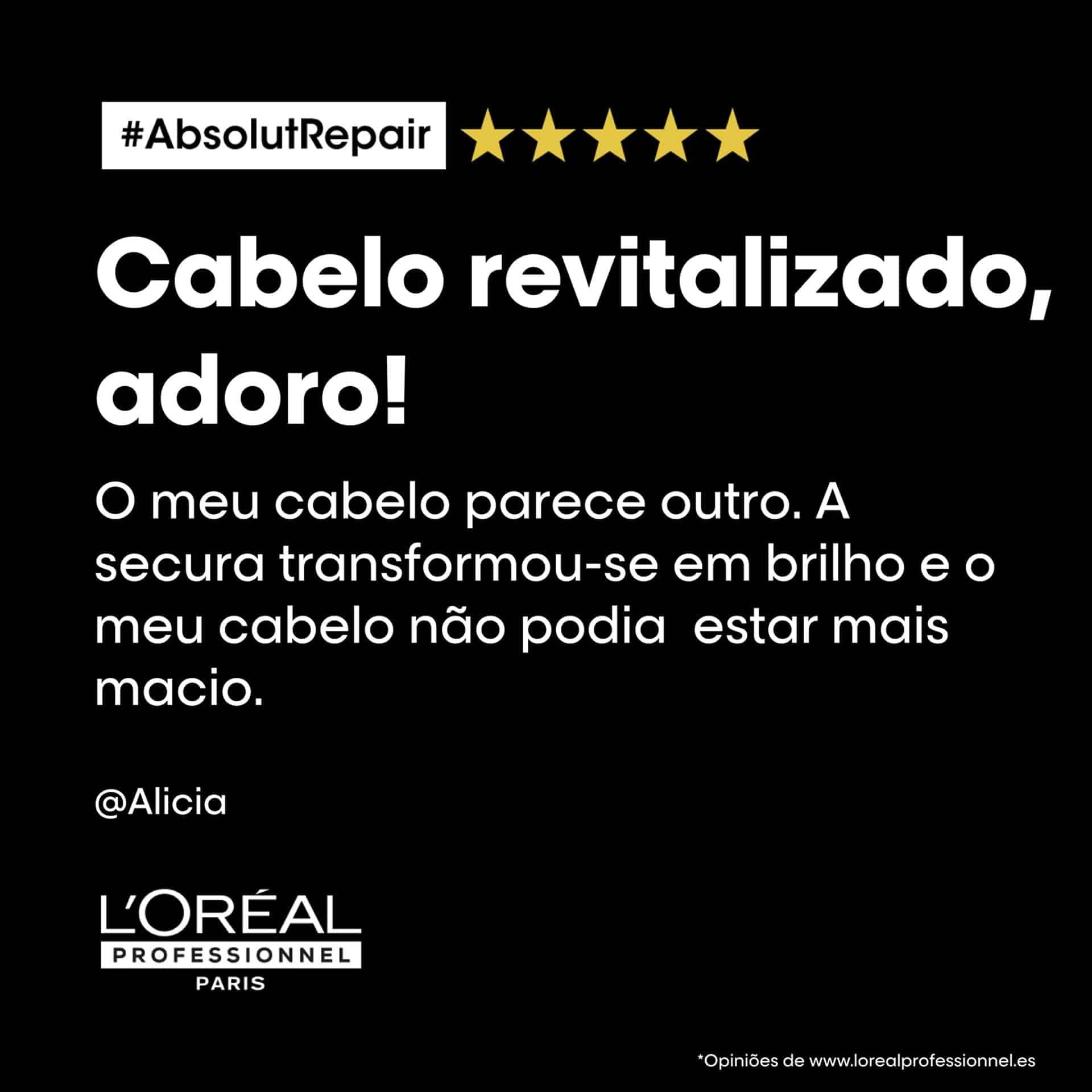 Mascara Dourada Absolut Repair 250ml