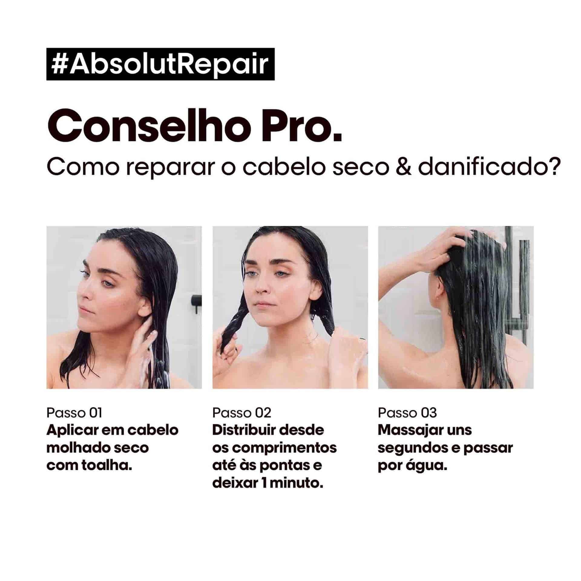 Mascara Dourada Absolut Repair 250ml
