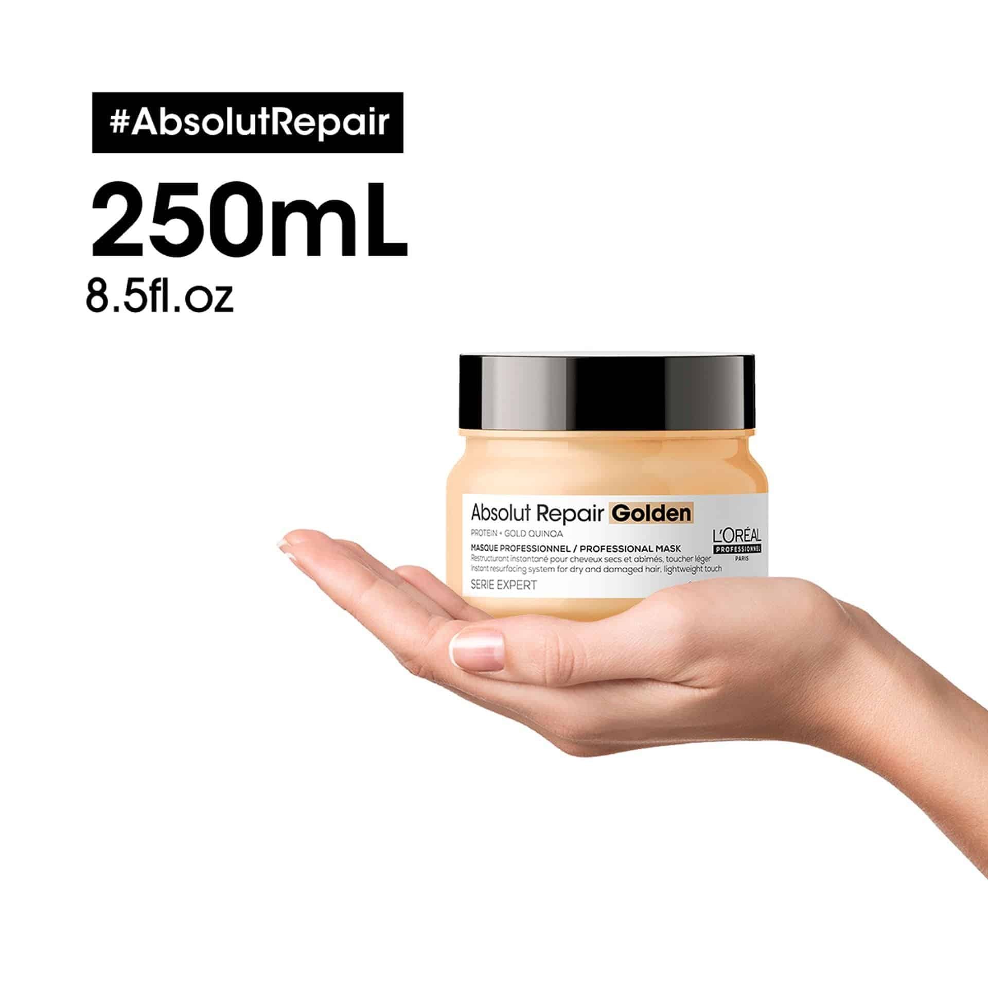Mascara Dourada Absolut Repair 250ml