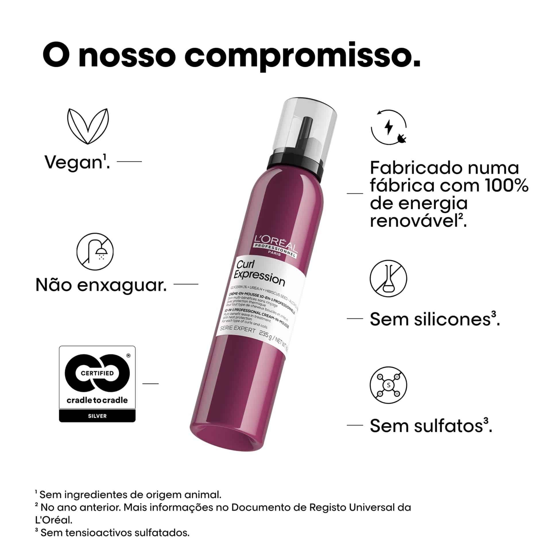 Mousse em creme 10-em-1 curl expression 250ml