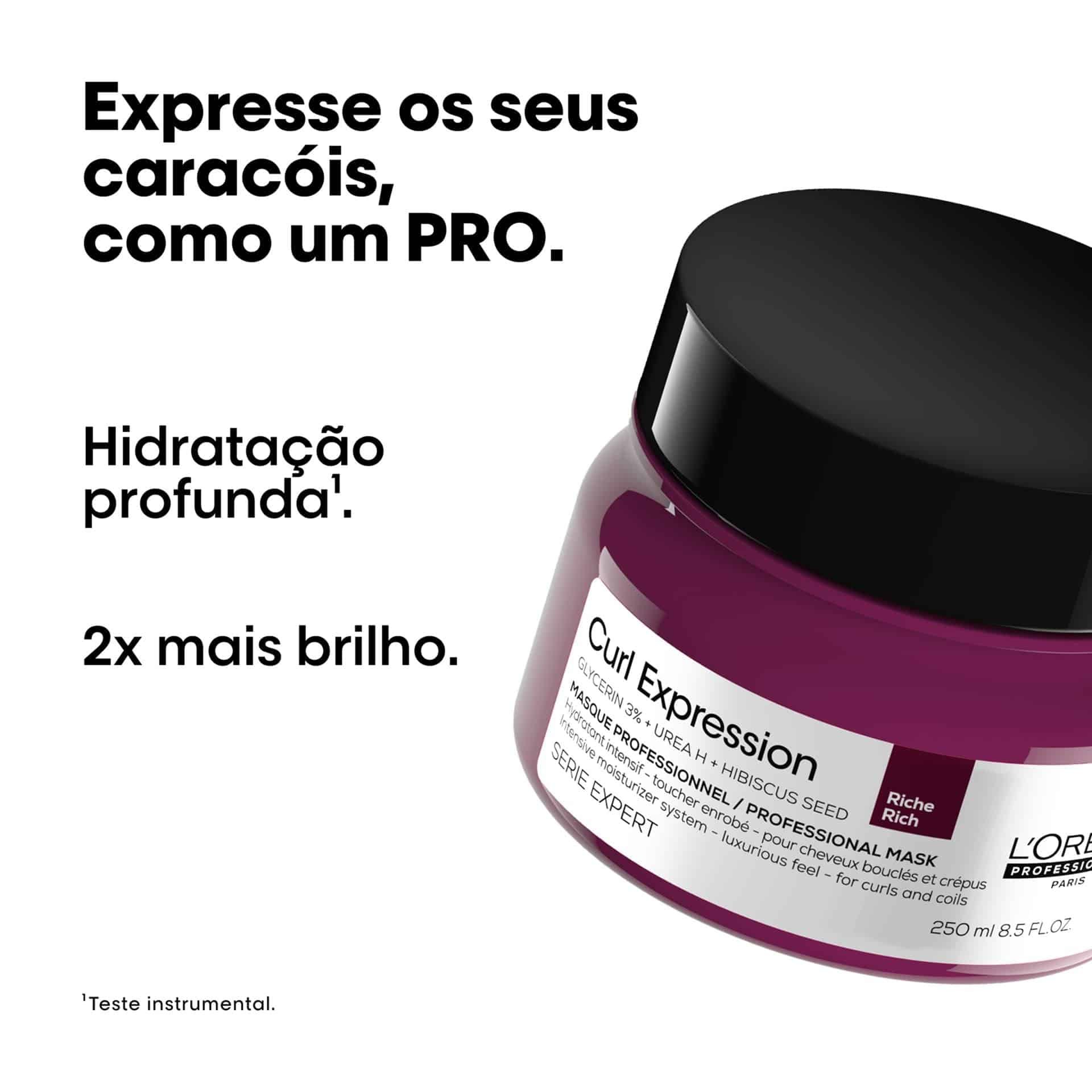 Mascara hidratante rica Curl Expression 250ml