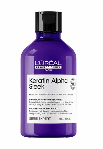 Shampoo profissional 300ml Keratin Alpha Sleek LOreal Professionnel