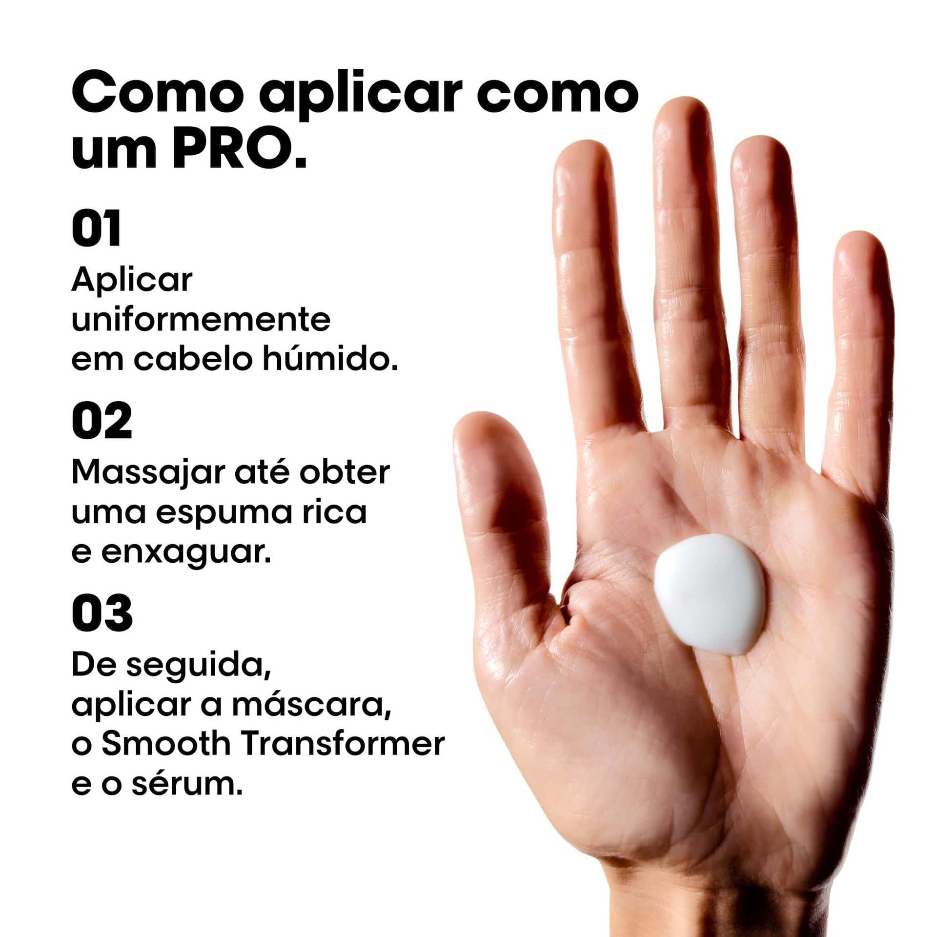 Shampoo profissional 300ml Keratin Alpha Sleek LOreal Professionnel, formulado com Modelador Keratin-Alpha e Cadeias de Aminoacidos.