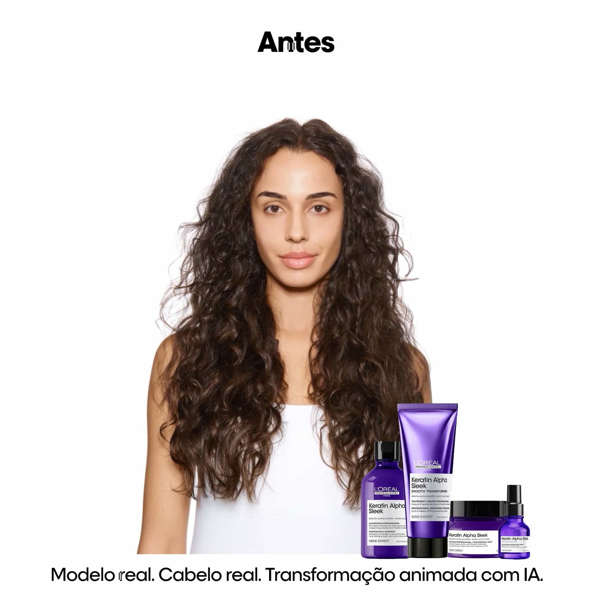 Sérum Mirror Sleek para suavidade duradoura e frizz e volume controlados.