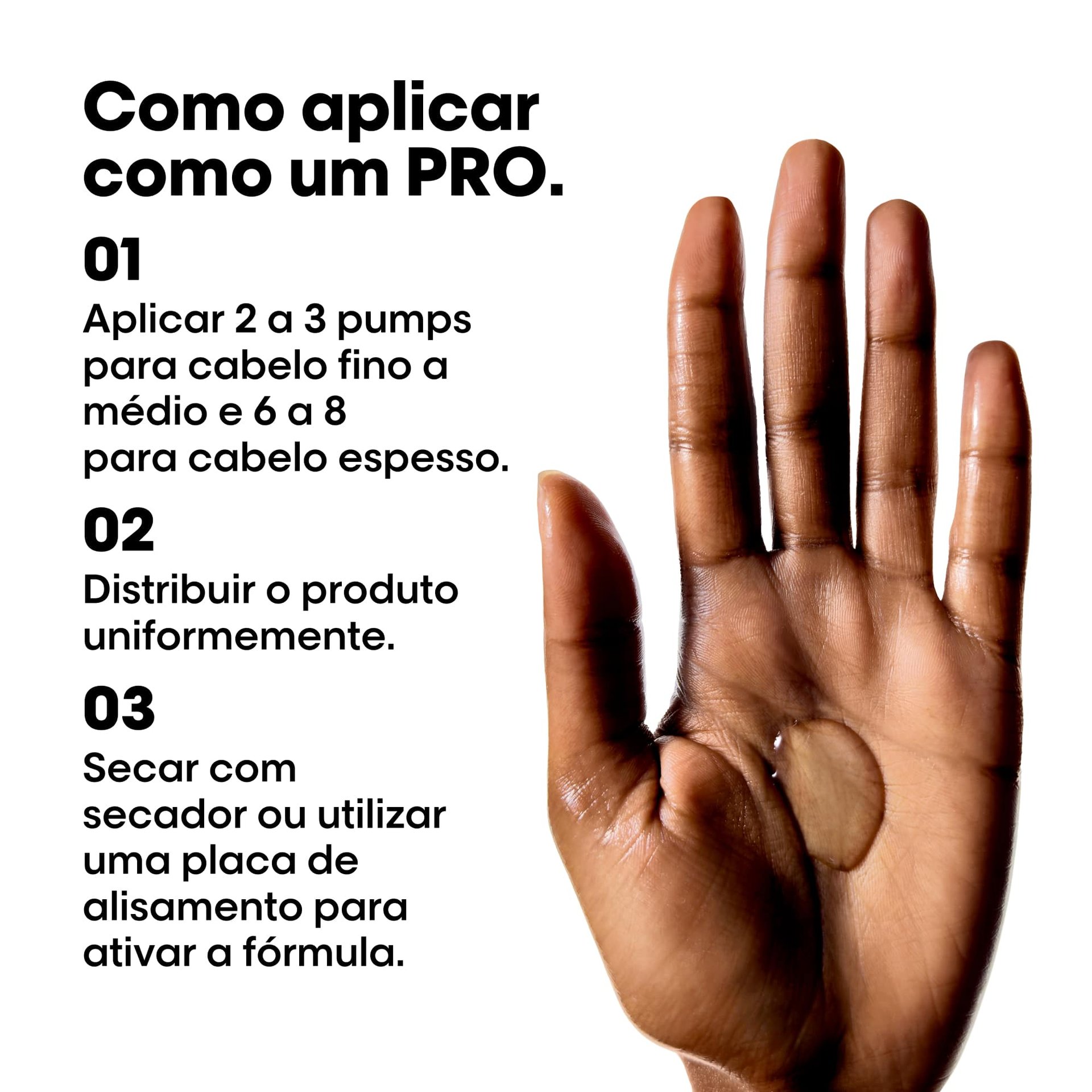 Sérum Mirror Sleek para suavidade duradoura e frizz e volume controlados.