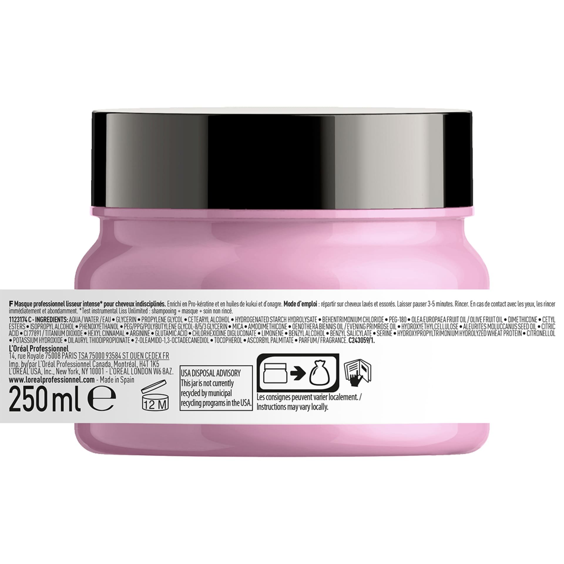 Mascara Liss Unlimited 250ml