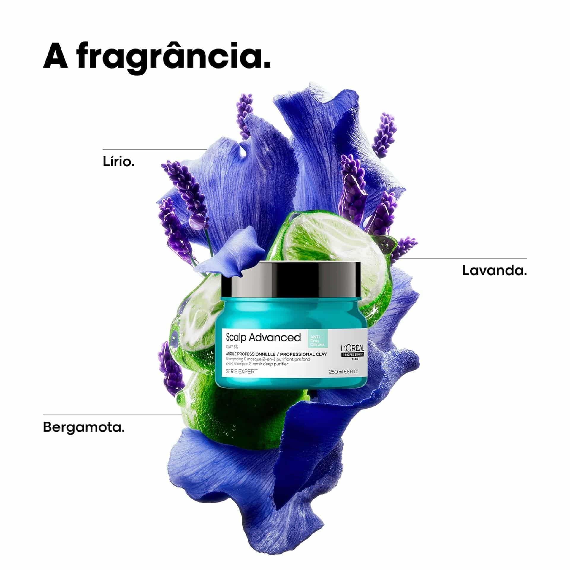Argila Purificante 2 em 1 Scalp Advanced 250ml