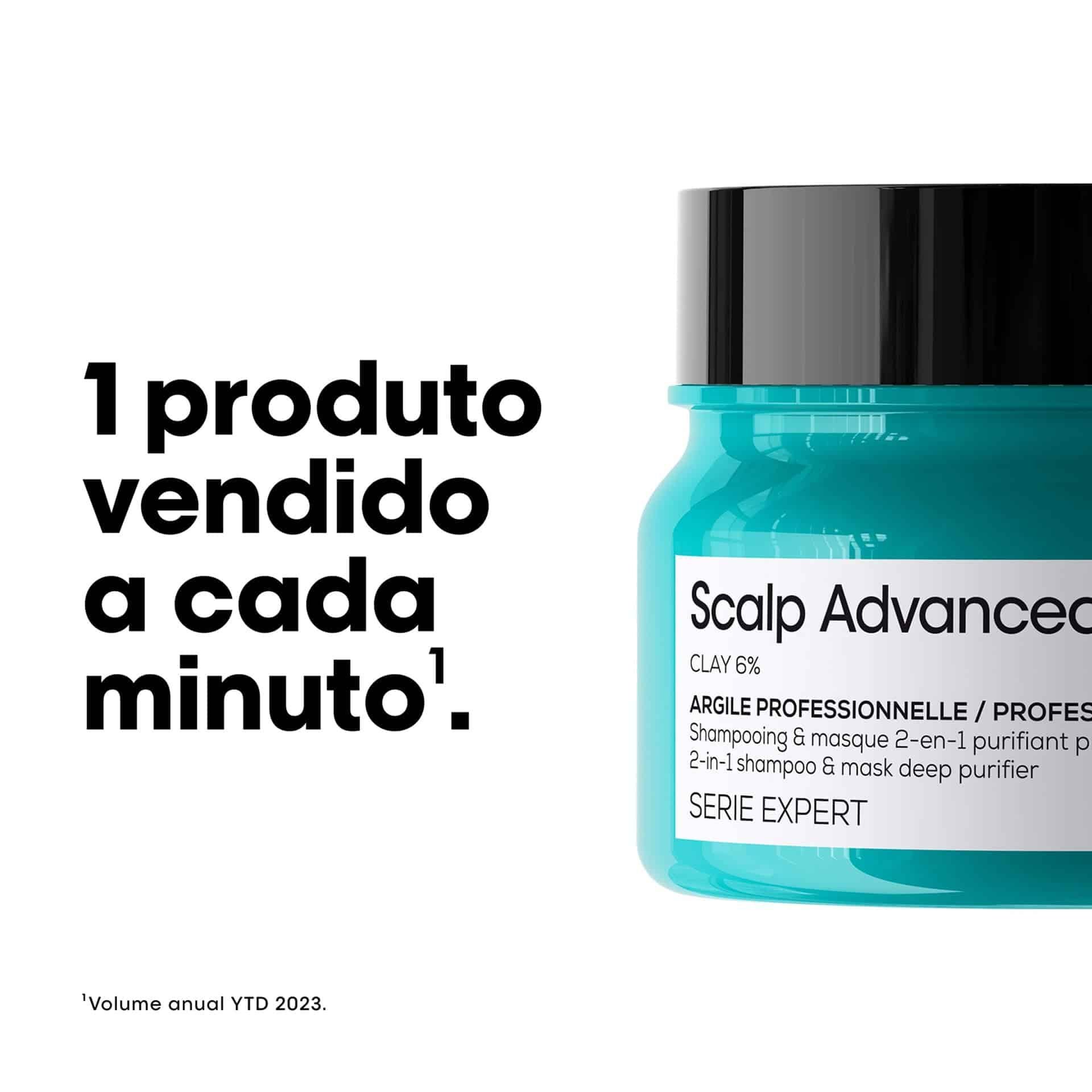 Argila Purificante 2 em 1 Scalp Advanced 250ml