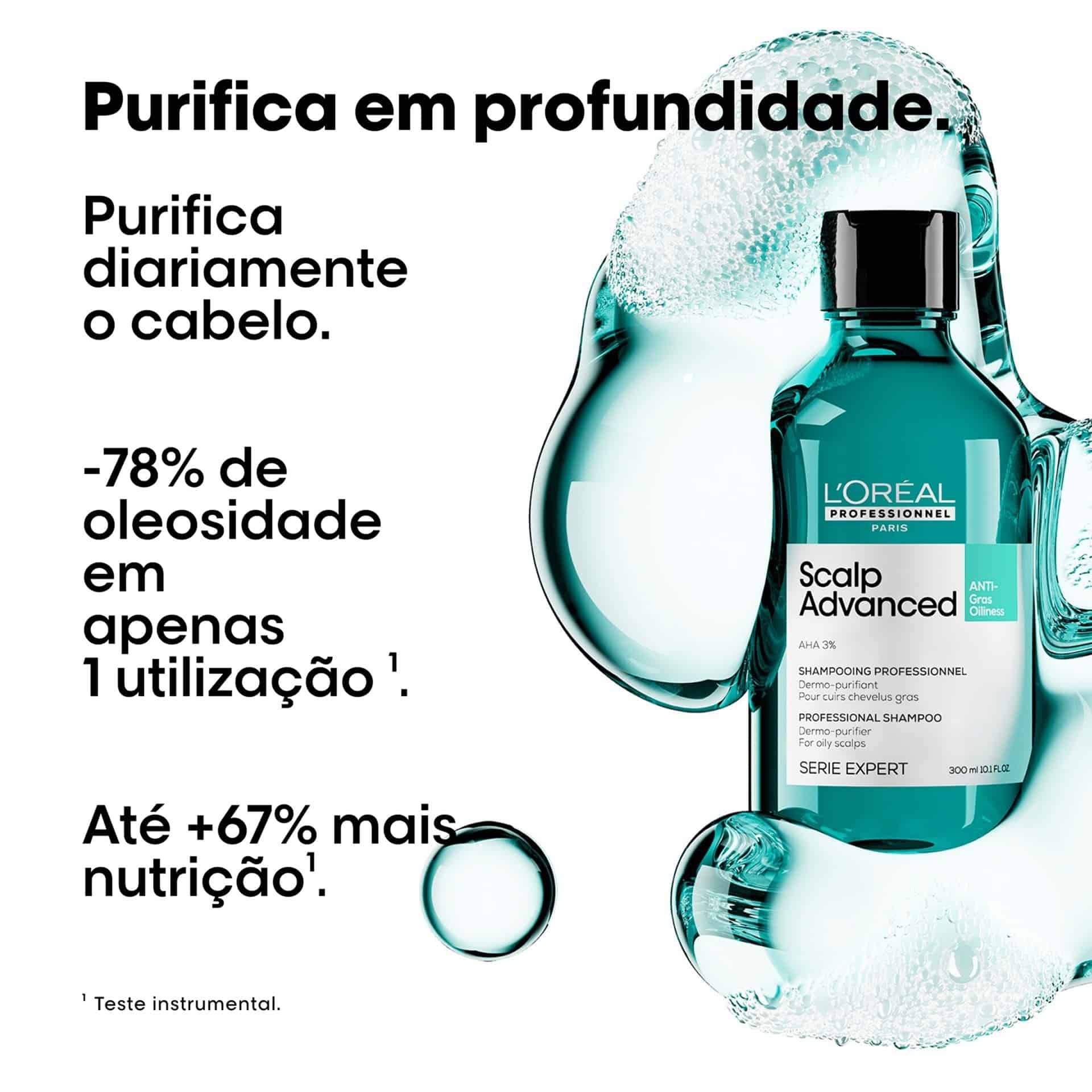Shampoo Scalp Advanced Anti Oleosidade 300ml