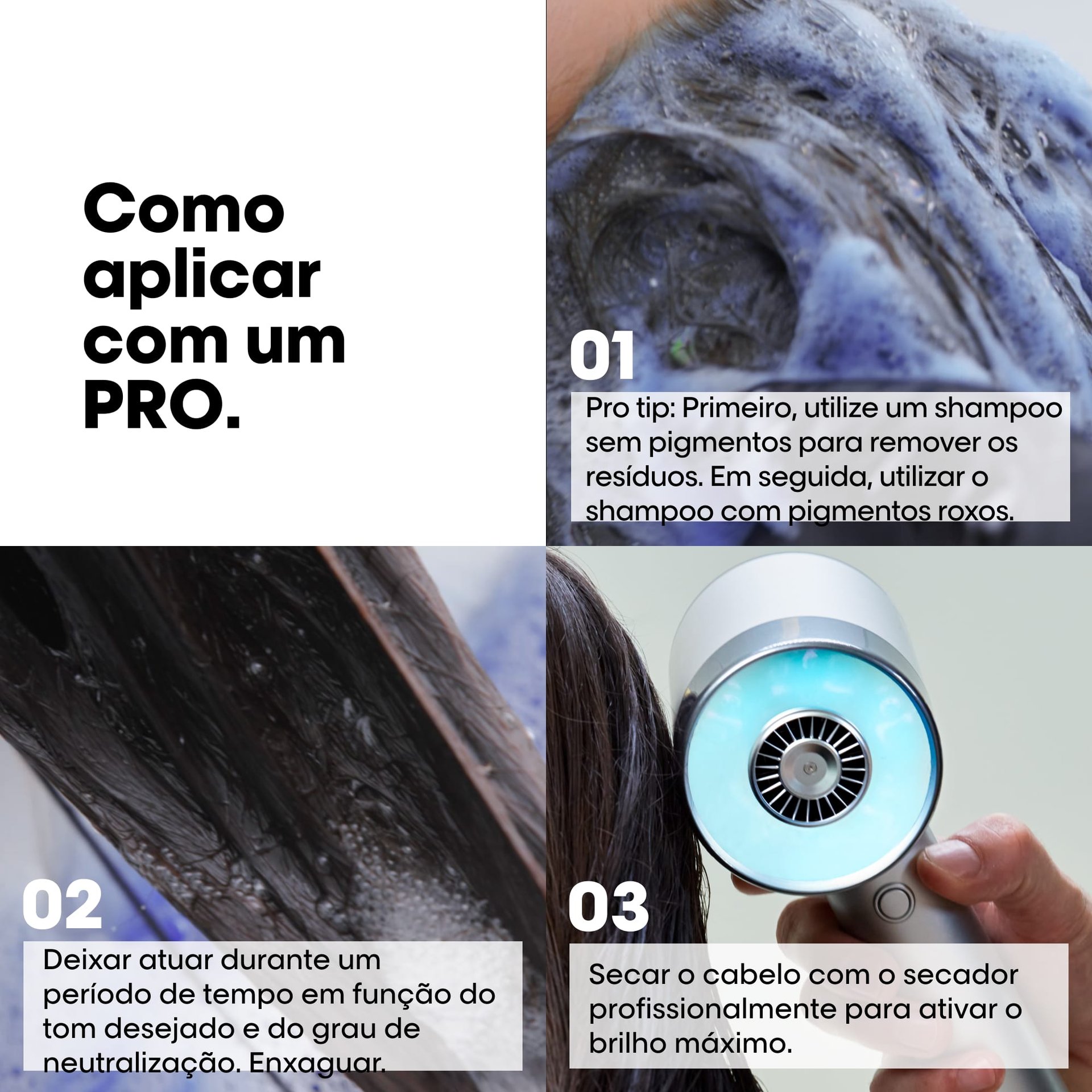 Shampoo neutralizador violeta