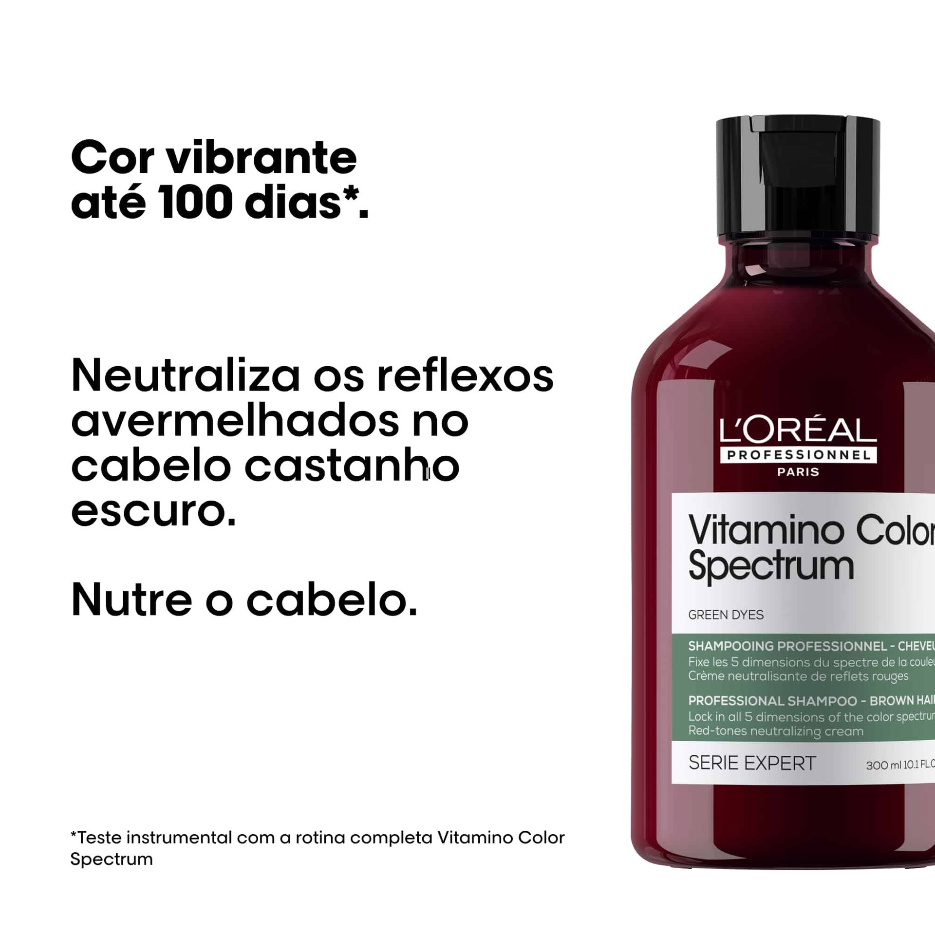 Shampoo neutralizador verde