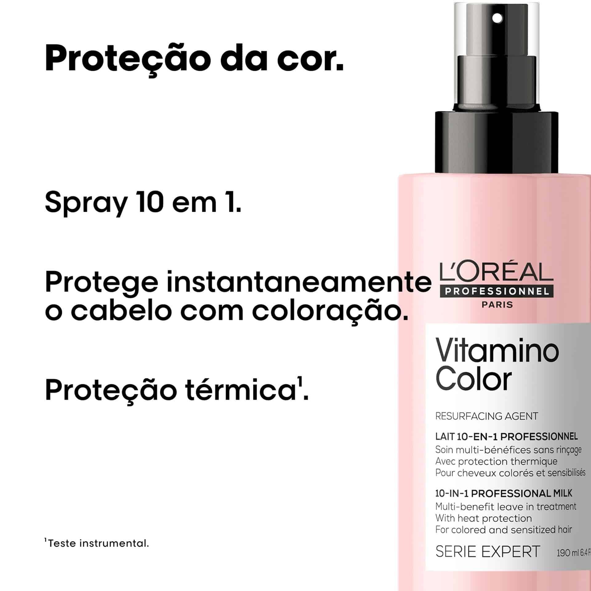 Spray 10 em 1 Vitamino Color 190ml