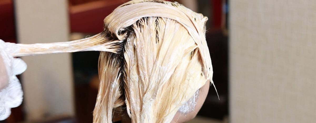 imagem de descoloração do cabelo