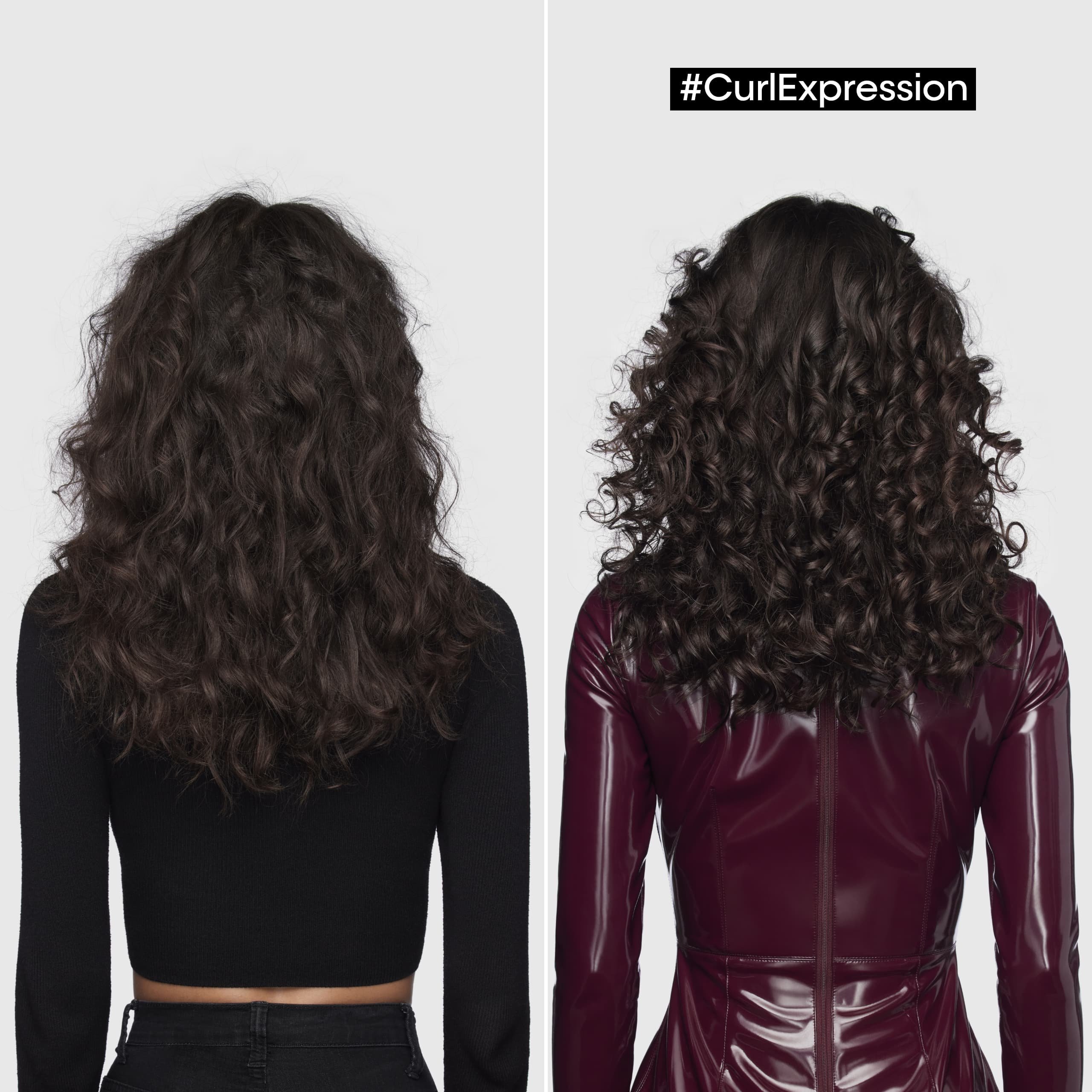 Expresse os seus caracóis e ondas com hidratação profissional.
