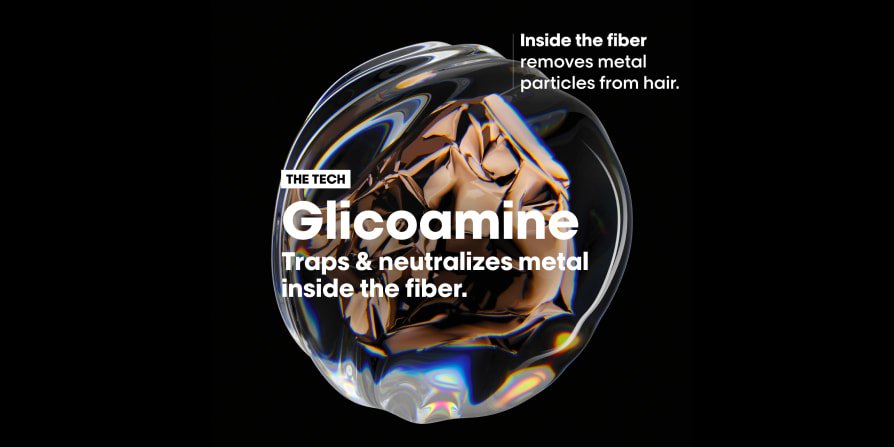 As partículas metálicas ficam retidas no interior da fibra capilar graças ao agente glicoamina, o ingrediente principal da máscara Metal Detox, que neutraliza a acumulação de metais.